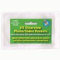 Ashley Productions Ashley Productions ASH10407-5 Clear View Self-Adhesive Pockets Photo & Index Card; 4 x 6 in. - 25 Per Pack - Pack of 5 ASH10407-5